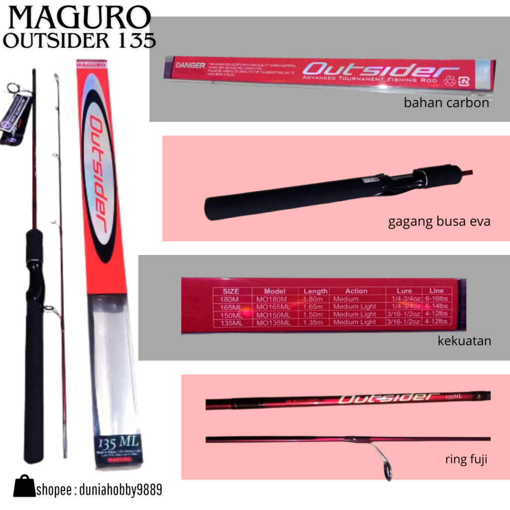 JORAN PANCING MAGURO OUTSIDER 135 CARBON (ORIGINAL)