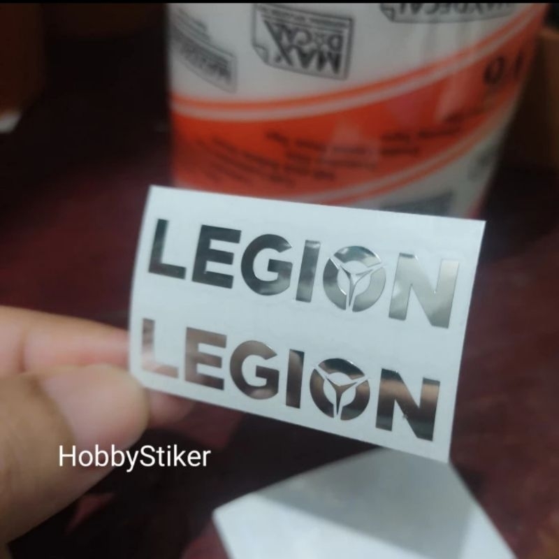 Stiker lenovo legion ukuran kecil untuk bezel monitor pc laptop