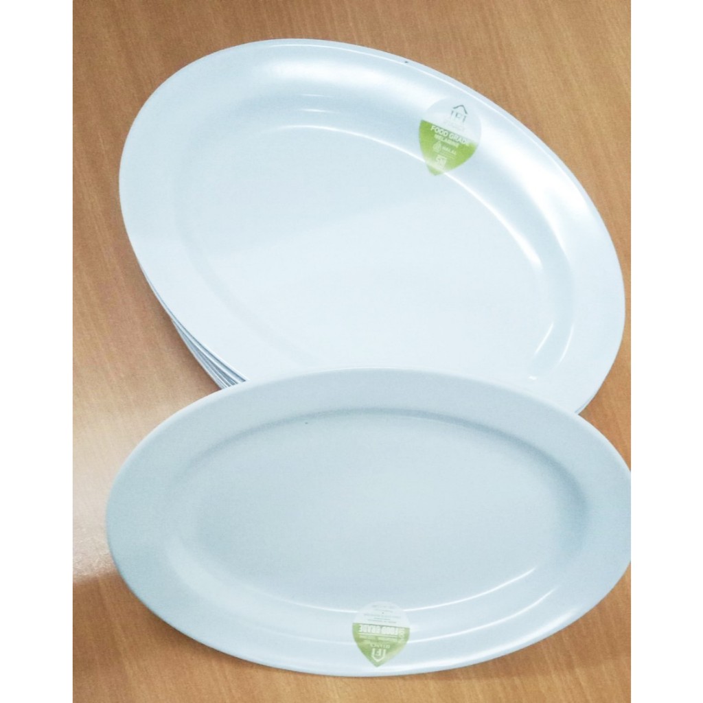 Piring Makan Melamine oval 10 Inch Ifiancy 6310