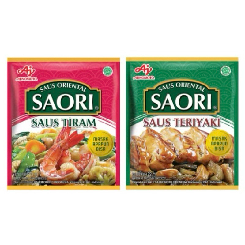 

Saori Saus Tiram dan Teriyaki / Renceng (Isi 10 Sachet)