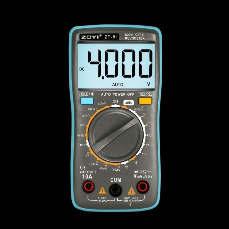 Zoyi ZT-81 DIGITAL AVOMETER DIGITAL MULTIMETER MULTIFUNGSI