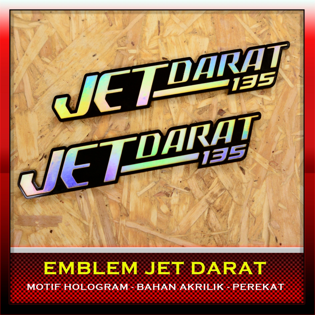EMBLEM RX KING JET DARAT 135 HOLOGRAM TIMBUL