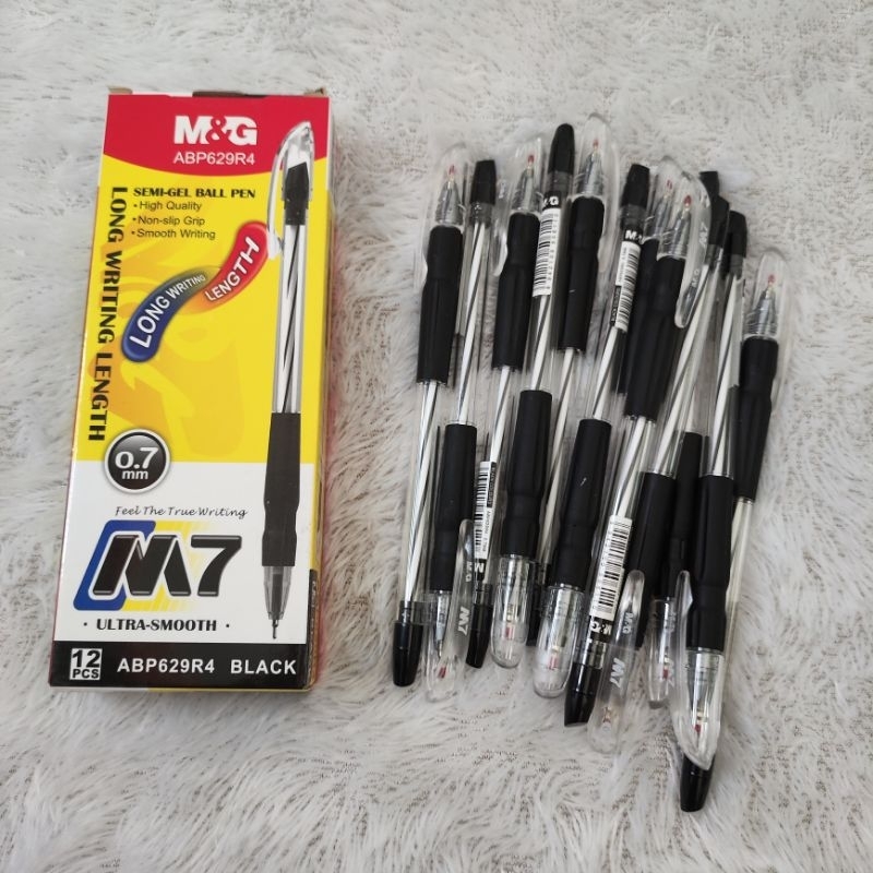 

1 PAK M&G BOLPEN SEMI GEL BALLPEN ABP629R4 0.7 MM ULTRA SMOOTH M7