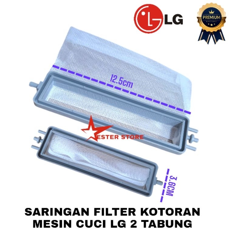 LG WP850R Saringan filter kotoran mesin cuci Lg 2 Tabung