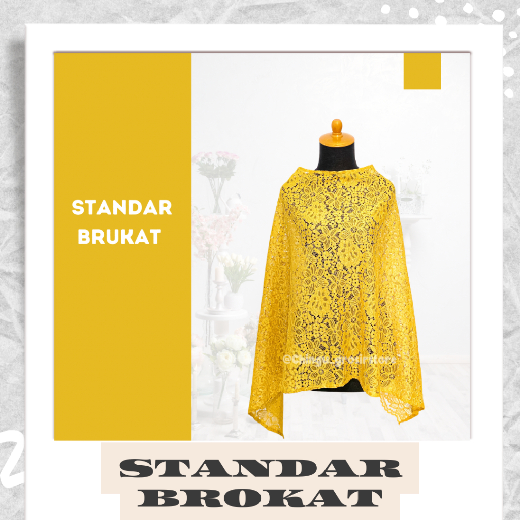 tunik brokat standar brokat Outer Brukat Premium Cape Brokat Atasan Fashion Wanita Kebaya Kekinian S