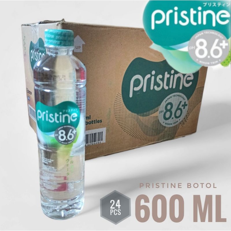 

Pristine botol 600ml air mineral khusus instan