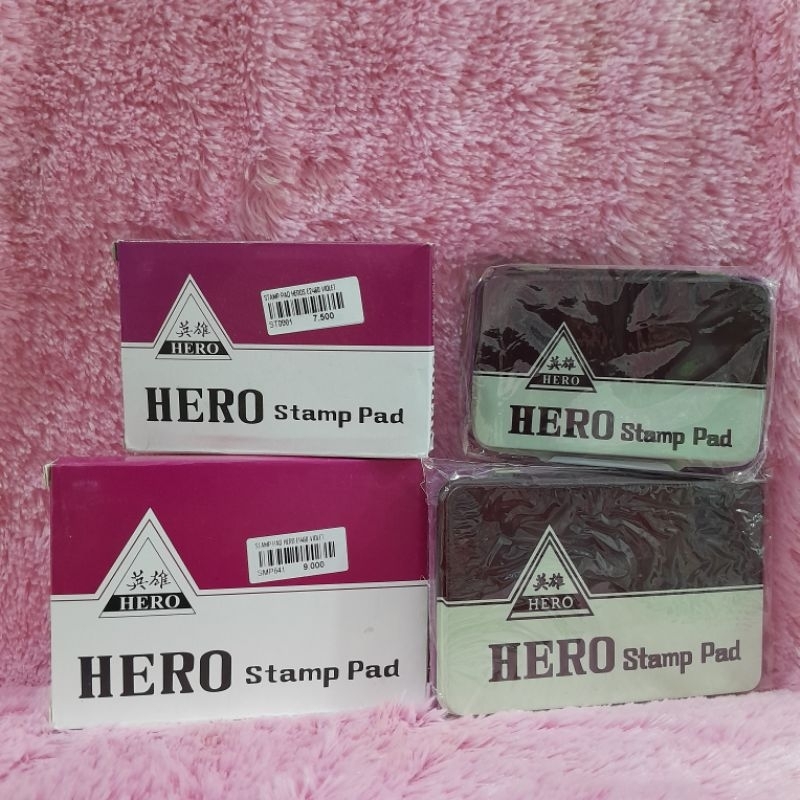 

STAMP PAD HERO TINTA /BANTALAN STEMPEL / STAMPPAD HERO VIOLET E1460 E2460