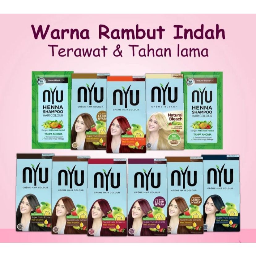 NYU Henna Semir Shampo | Semir Rambut Shampoo