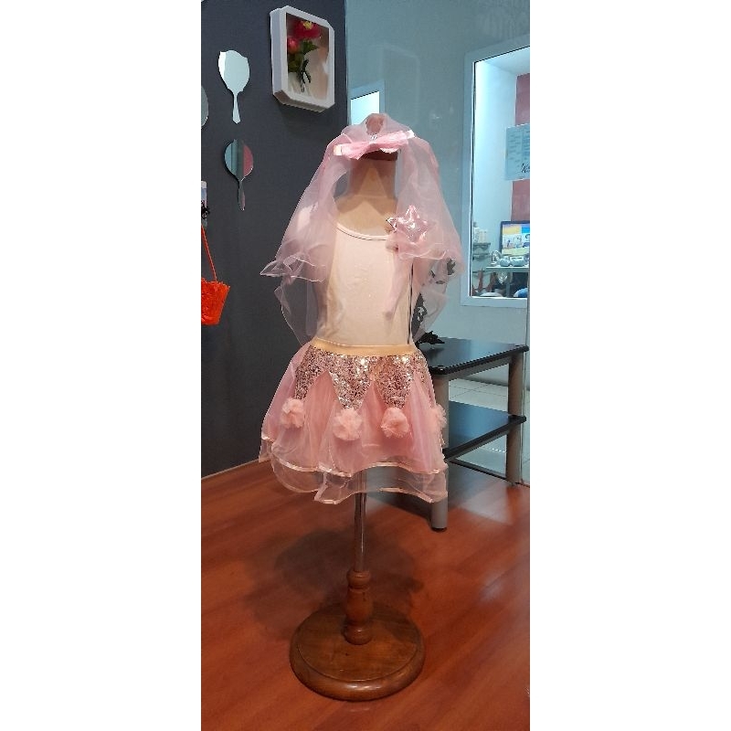 Kostum Penyihir anak/Costume Set for Children Wand Pink/Penyihir/Funny/Halloween