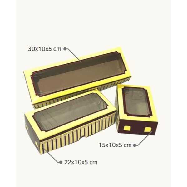 

TRAJA DUS BROWNIES MOTIF L (30X10X5) ISI 10 PCS