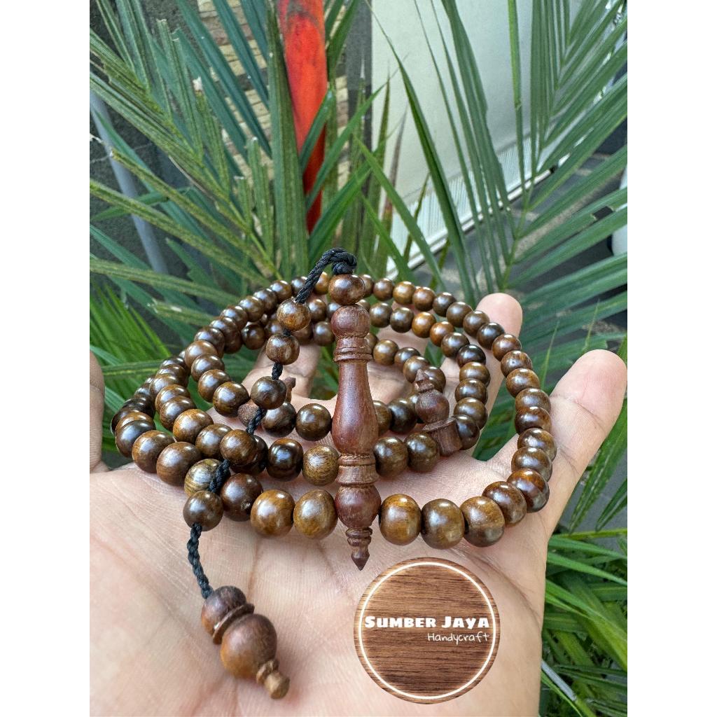 Tasbih 99 Kayu Gaharu Kalimantan / Tasbih Muslim Kayu Gaharu