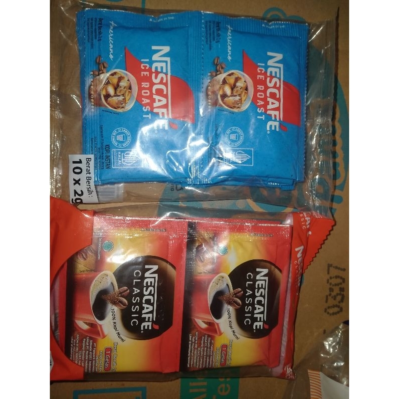 

Nescafe Ice Roast Kopi Instan Americano Bag 10 x 2 gr