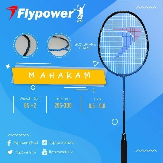 RAKET BADMINTON FLYPOWER MAHAKAM ORIGINAL