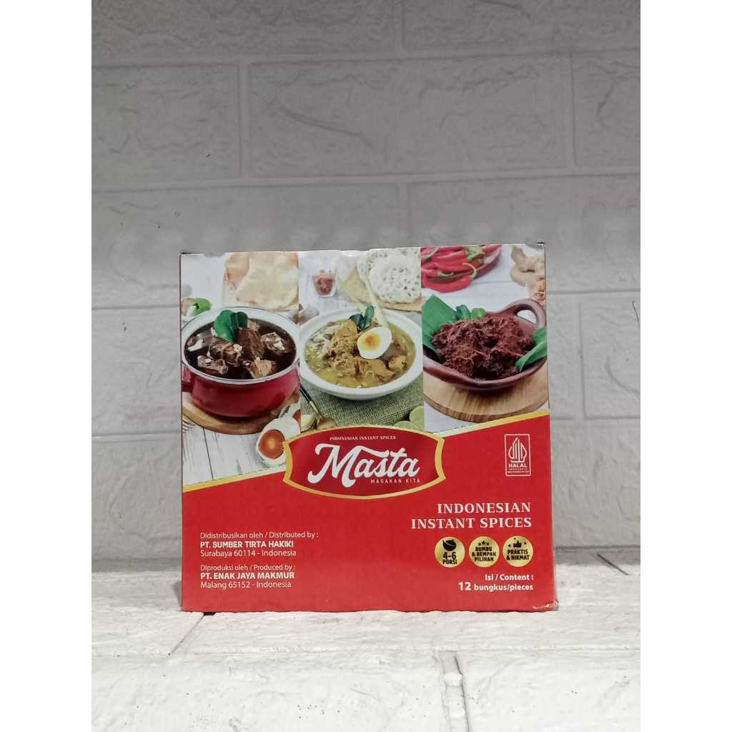

Masta Bumbu Instan Rawon exp. 08. 2025