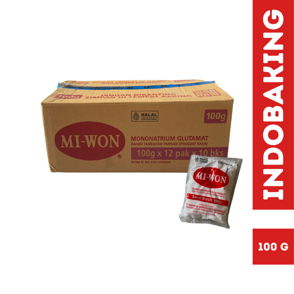 

Miwon MSG Penyedap Rasa 100g 1 Dus isi 120 Pcs