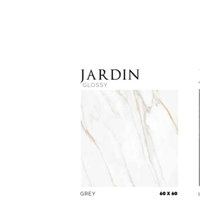 PLATINUM CERAMICS FLOOR TILE JARDIN GLOSSY GREY 60X60