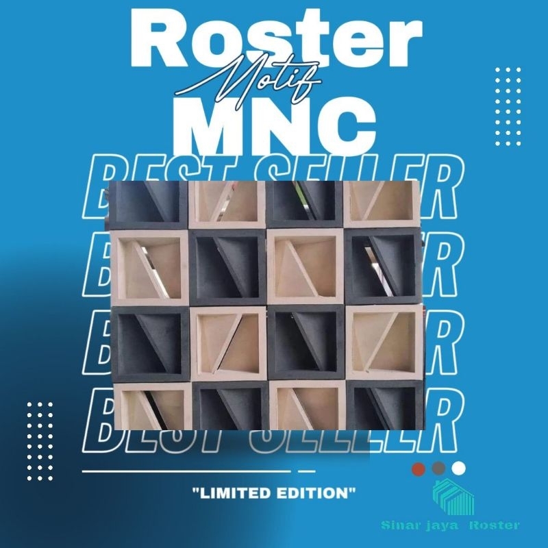 Roster beton anti tampias / roster beton motif mnc / roster beton minimalis