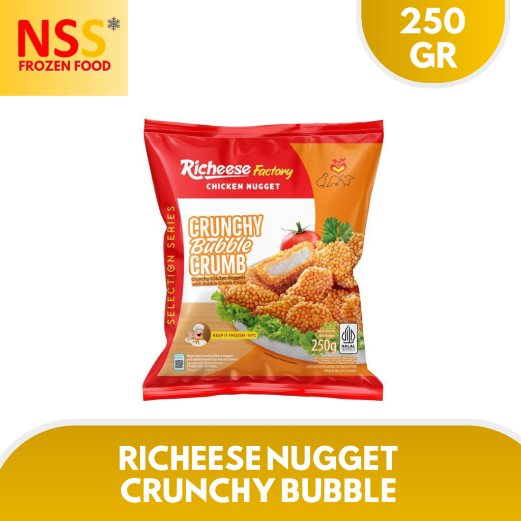 

RICHEESE NUGGET CRUNCHY BUBBLE 250 GR X 24