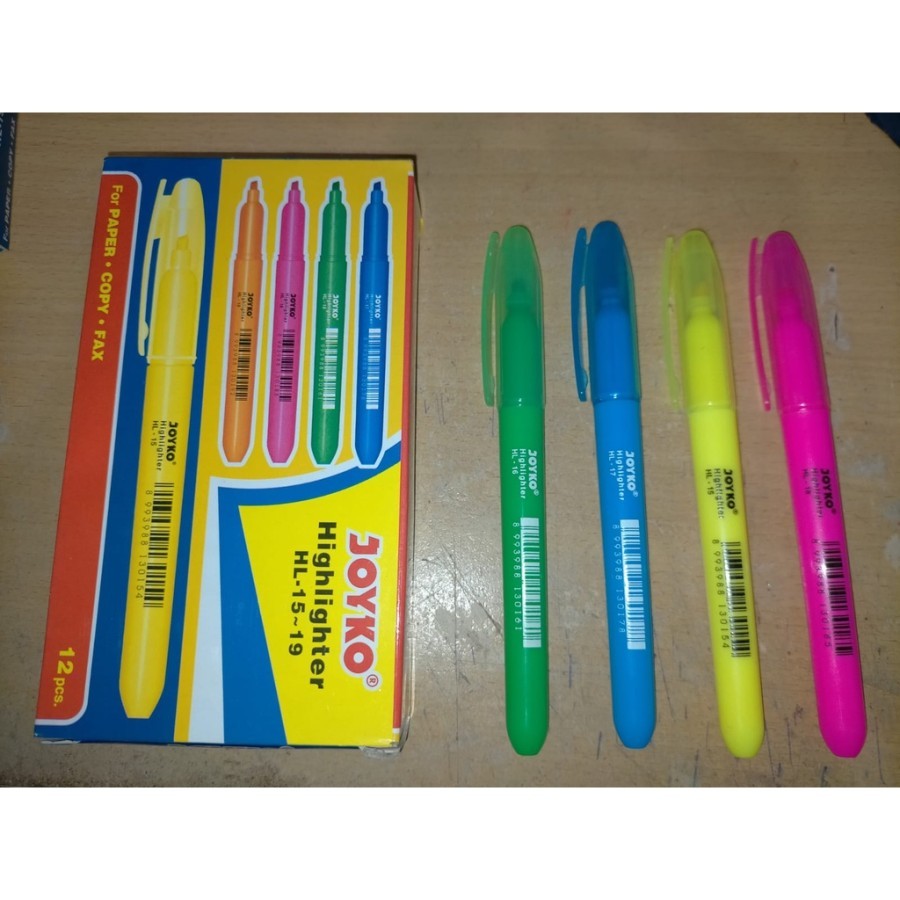 

HIGHLIGHTER/STABILO JOYKO PEN HL15-19 KUNING/YELLOW (PCS)