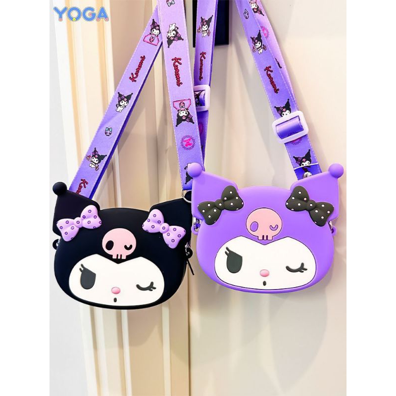 KUROMI ORIGINAL TAS SELEMPANG ANAK SLINGBAG SANRIO SLINGBAG KUROMI