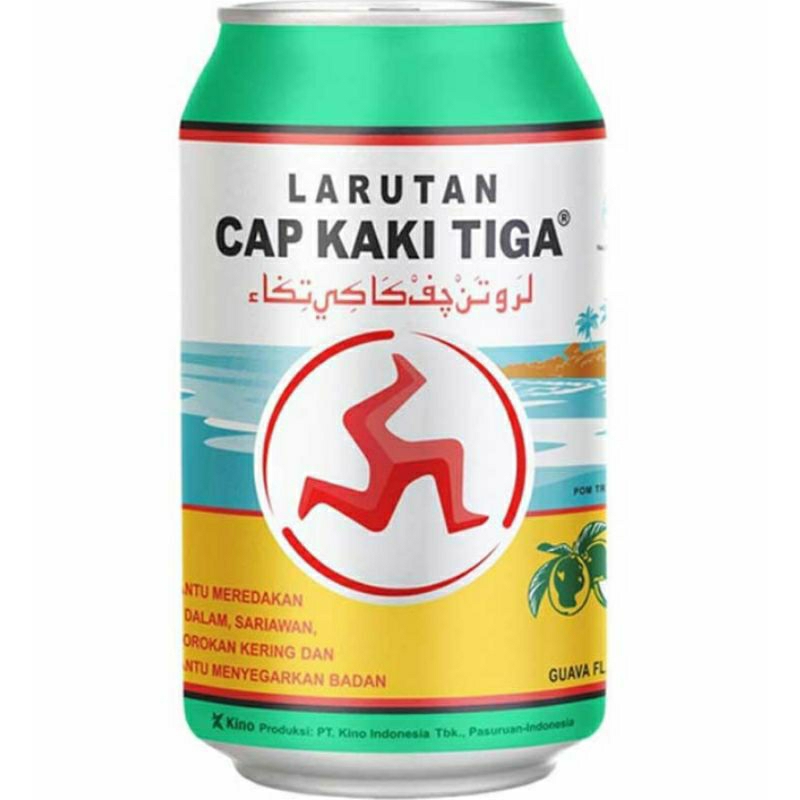 

Cap Kaki 3 larutan penyegar rasa jambu / guava 320ml