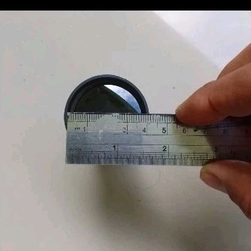 Lensa Doublet Diameter 40mm Lensa Cembung