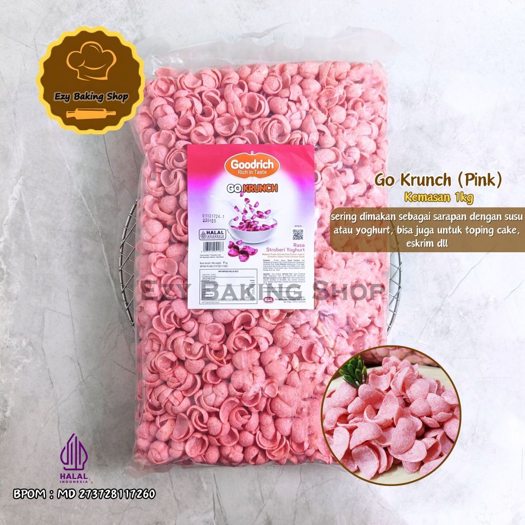 

Goodrich Go Krunch 1kg - Sereal Jagung