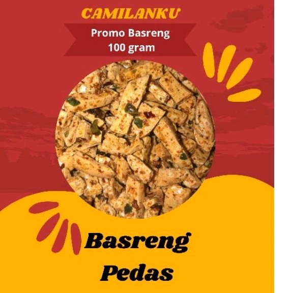 

BASRENG 100 GRAM / BASRENG PEDAS DAUN JERUK/ BASRENG MURAH