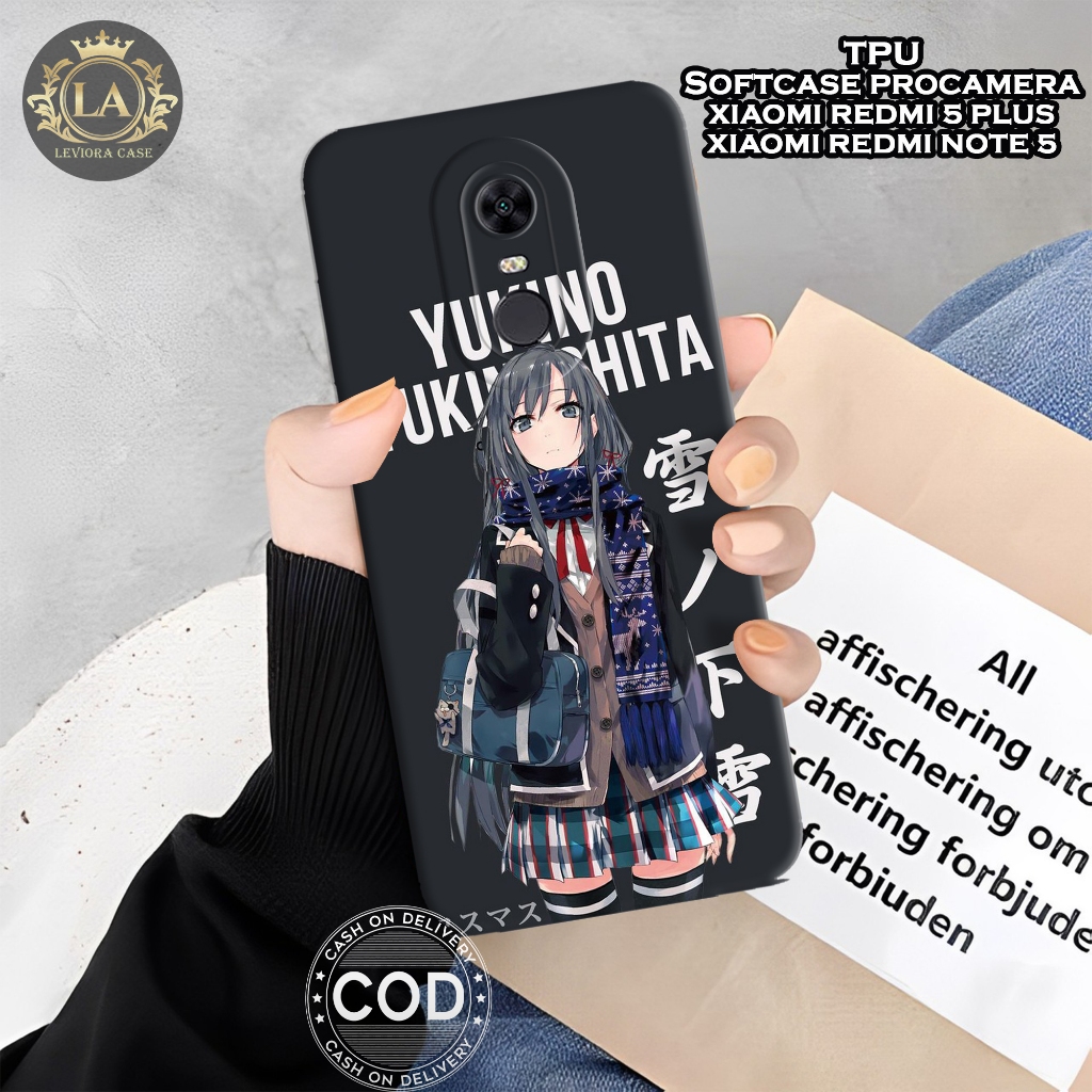 Case REDMI 5 PLUS (Note 5)  - Leviora Case - Fashion Case Anime - Softcase REDMI 5 PLUS (Note 5) - C