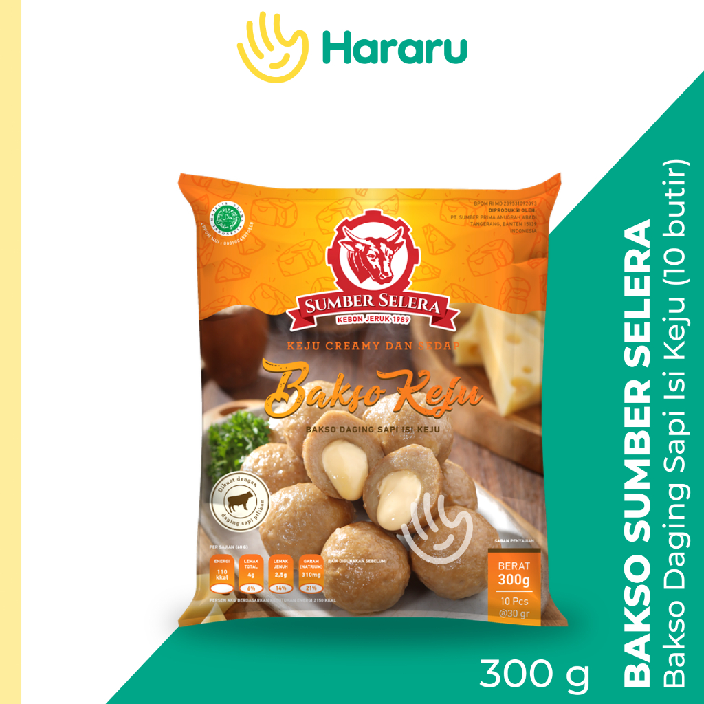 

Bakso Sapi Sumber Selera Bakso Keju 300 Gram