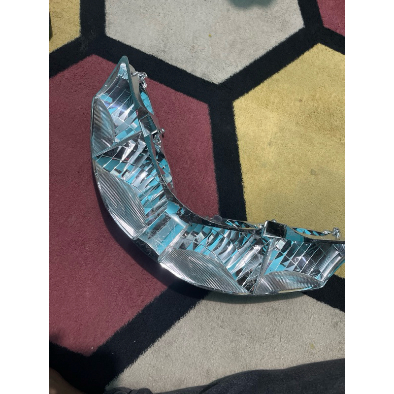frame lampu depan aerox new 2021 crom reflektor daleman lampu aerox new 2021 original