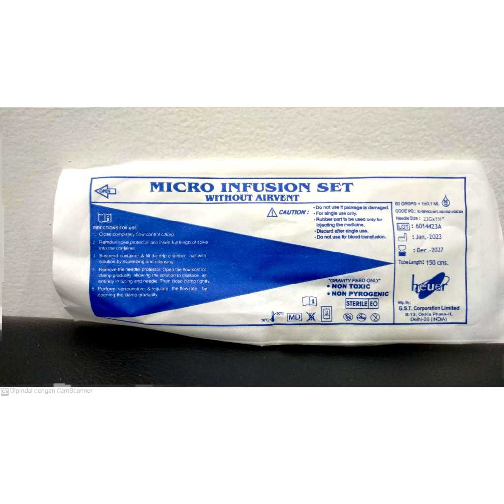 Infus set anak/ infus