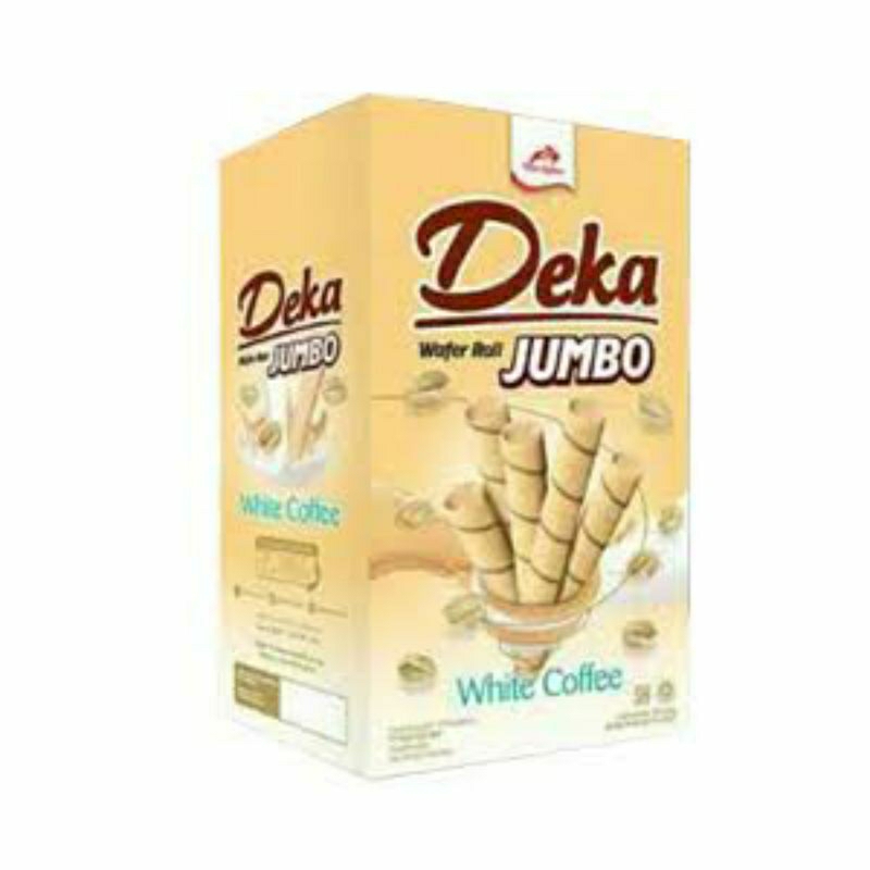 

Deka Wafer Roll Jumbo White Coffe 1 Box Isi 20