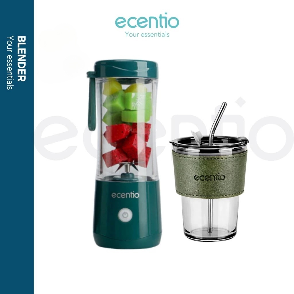 ecentio juicer mini 8 mata pisau jus 380 ml+380ml / 6 mata pisau 380ml/410ml  jus Portable Blender