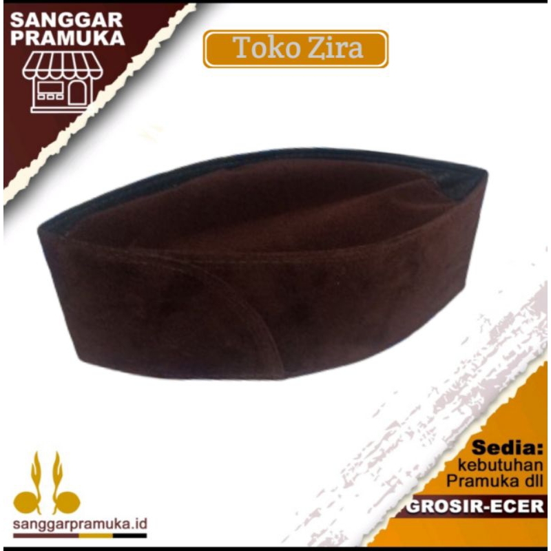 Grosir paling murah peci Pembina Pramuka | Peci Pembina Pramuka | Peci coklat | peci Pembina Pramuka