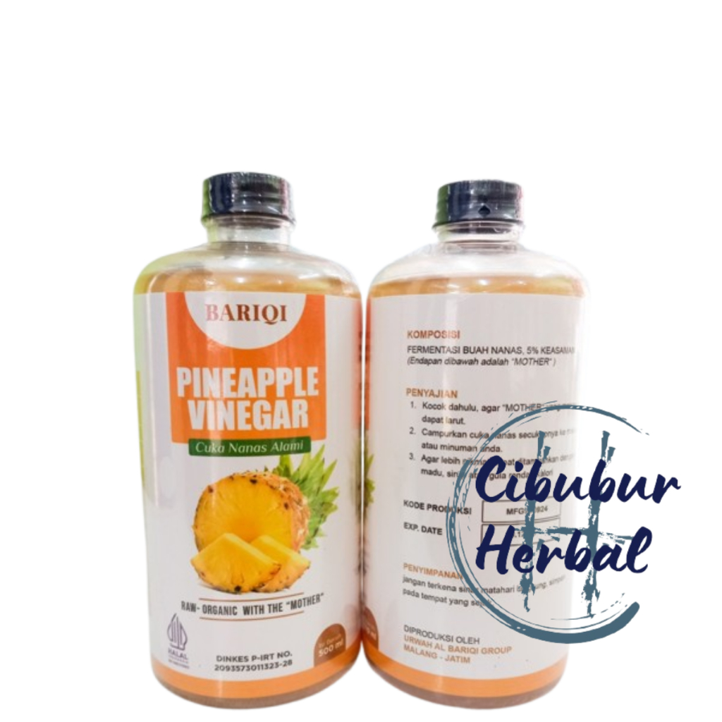 

Cuka Nanas Organik With The Mother by BARIQI 500 Ml Original Atasi Diabetes