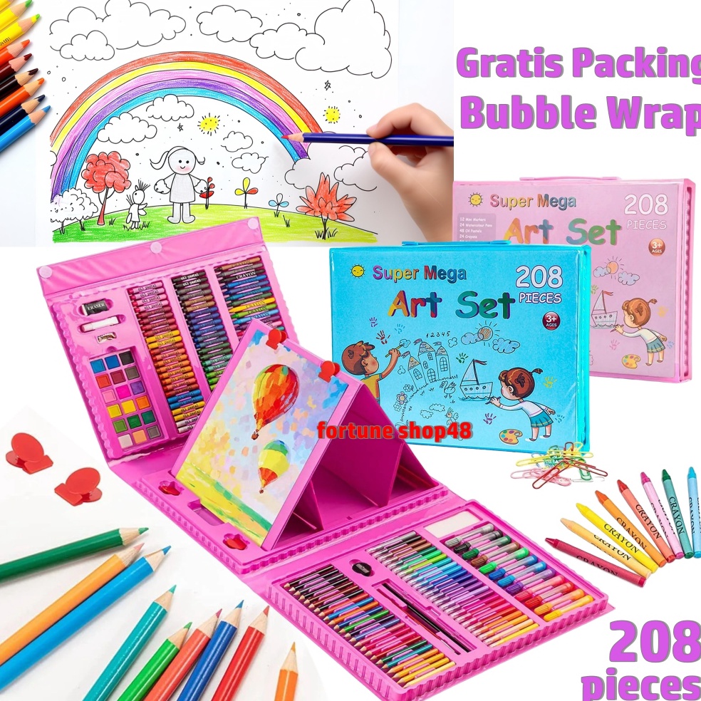 

Pasti Kekinian Crayon Set 28 Pcs Pensil Warna Lengkap Krayon Set Alat Menggambar Mewarnai Cat Air Lukis Anak