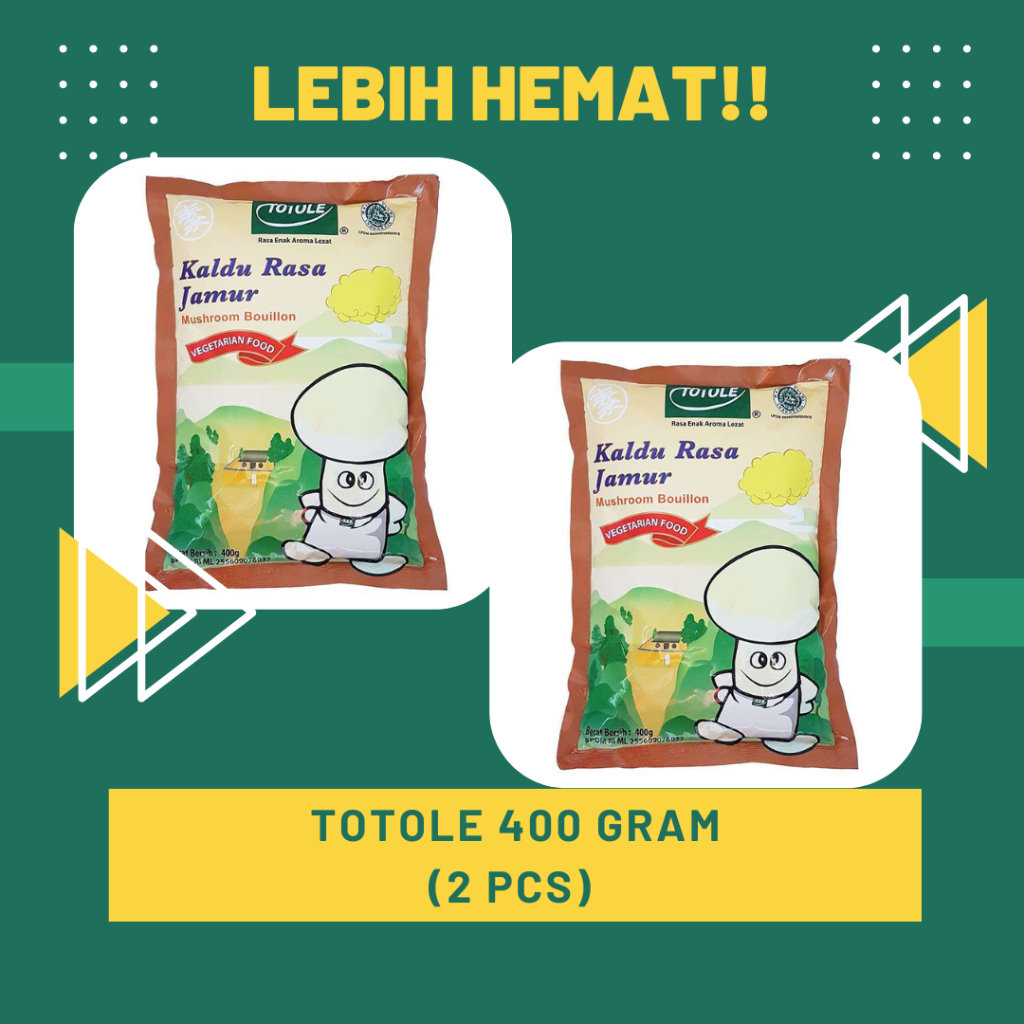

Totole Kaldu Jamur 400 gr (package 2 pcs)