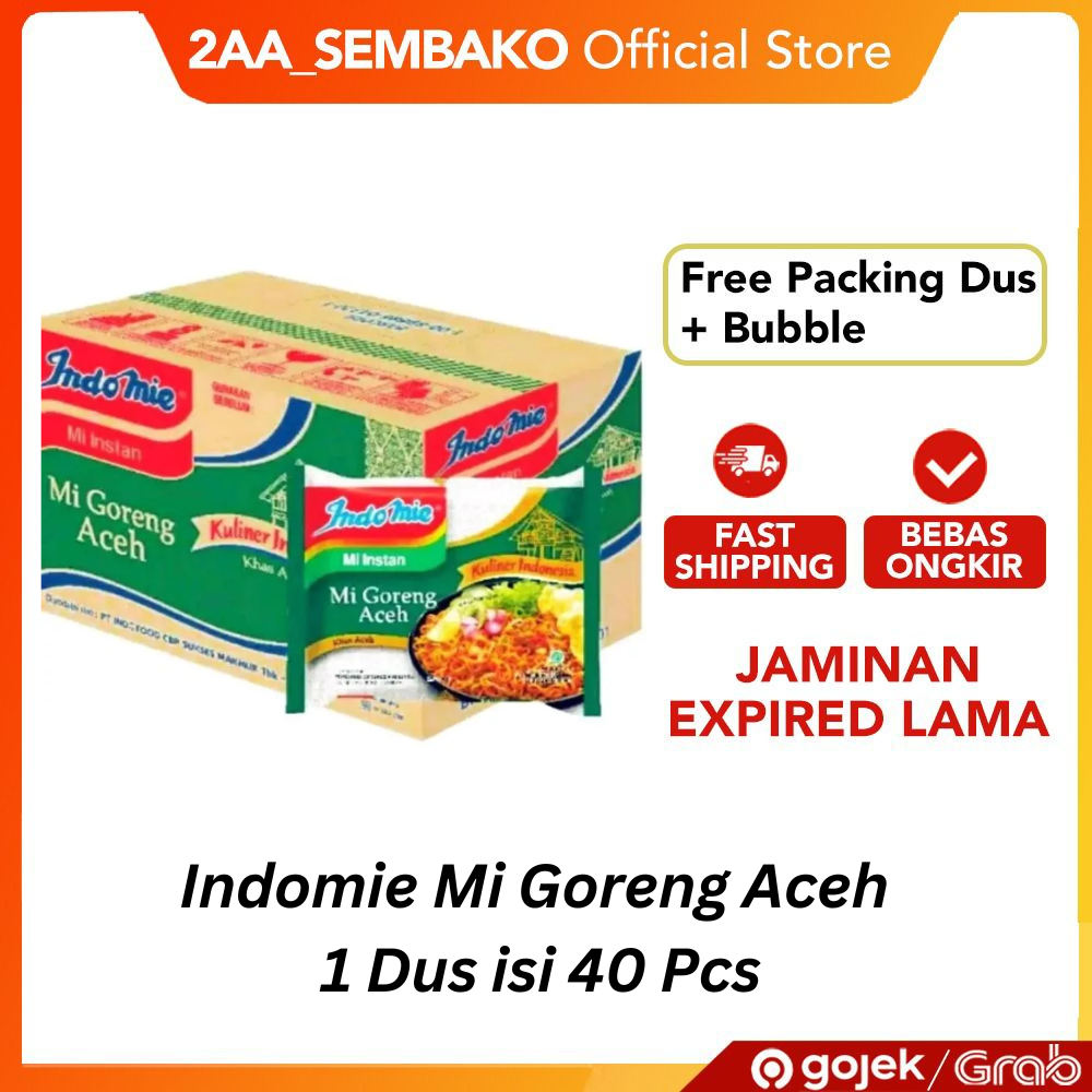 

Indomie Mi Goreng Aceh 1 Dus isi 40 Pcs
