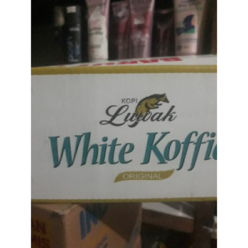 

Luwak White Koffie Original Kartonan Isi 12 Renteng