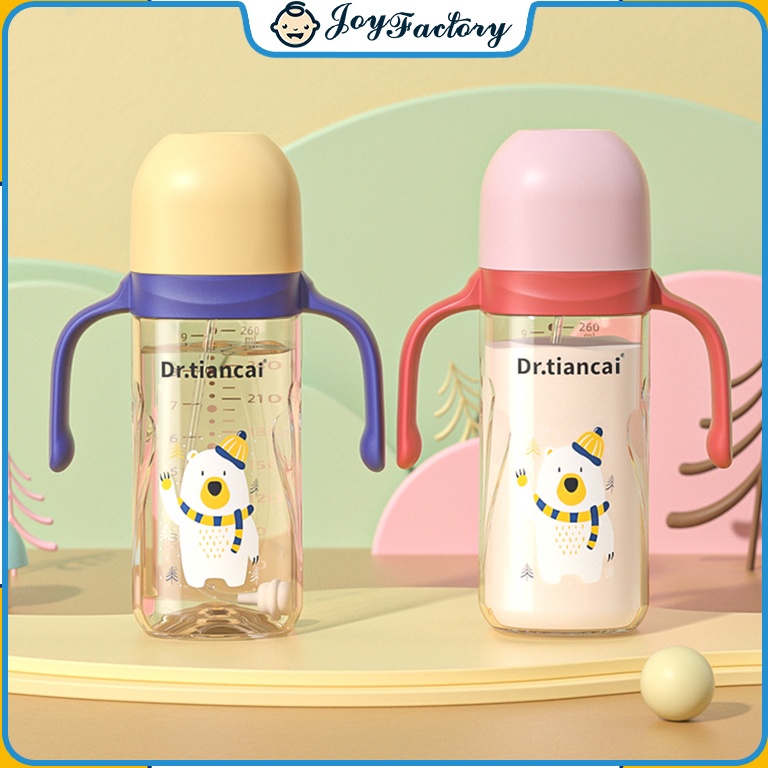 Sekarang Untung 1 Cangkir 3 Dot Botol Susu Bayi Gelas Anak Anti Tumpah Botol Kartun 32ML Bayi Susu B