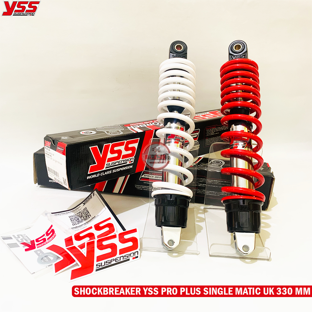 Skok Belakang Shockbreaker YSS PRO PLUS Matic UK 330mm Single Shock Non Tabung Vario 125 150 Beat FI