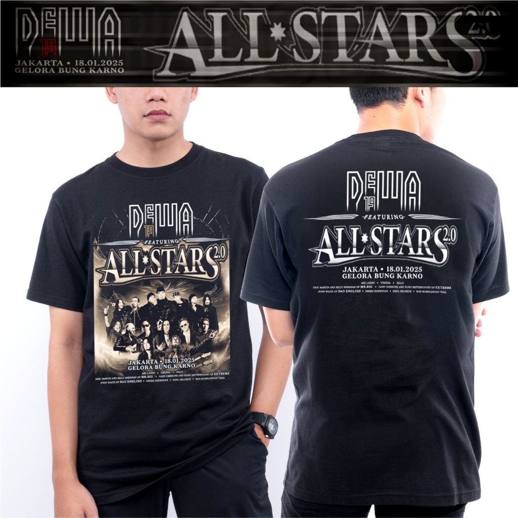 DEWA 19 - KAOS DEWA 19 - KONSER DEWA 19 AL STARS