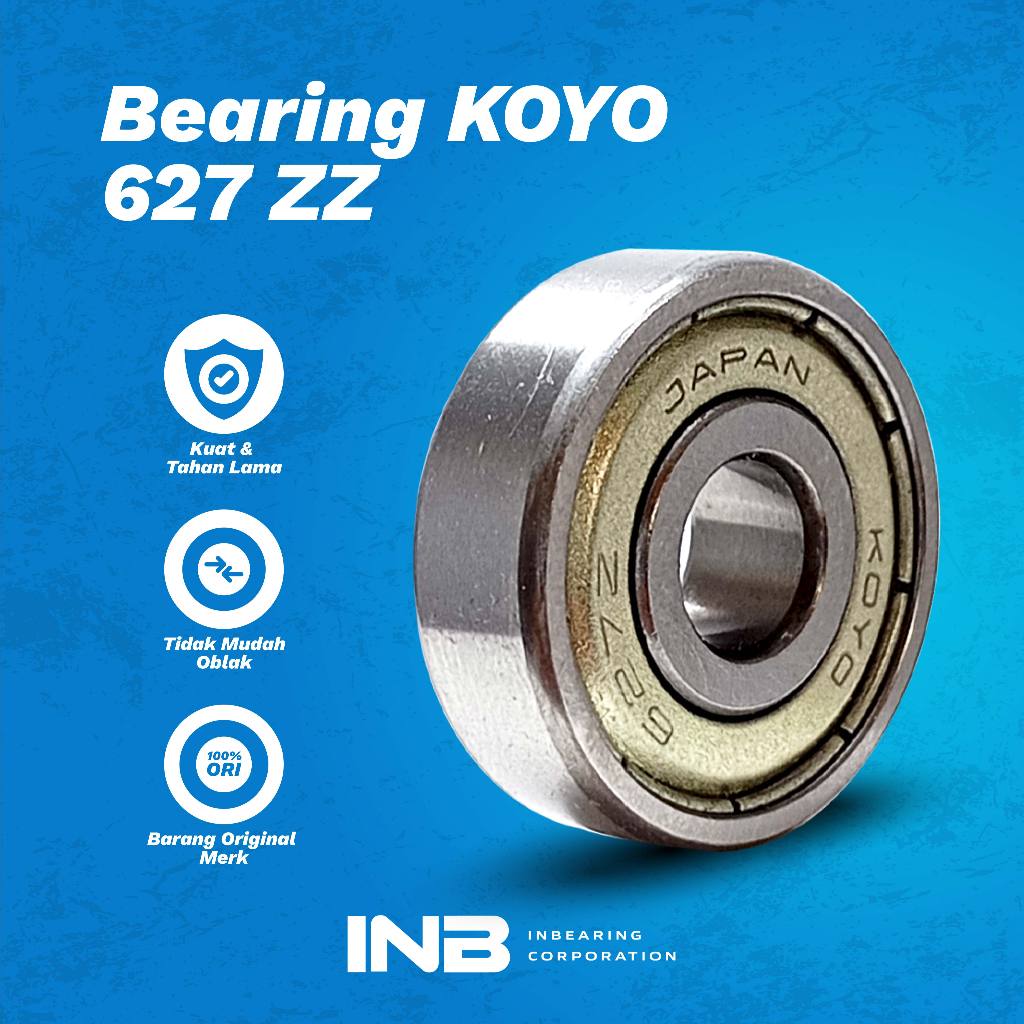 Laker Bearing 627 ZZ KOYO Bearing Bushing Blender Bearing Mesin Gerinda INB  KOYO