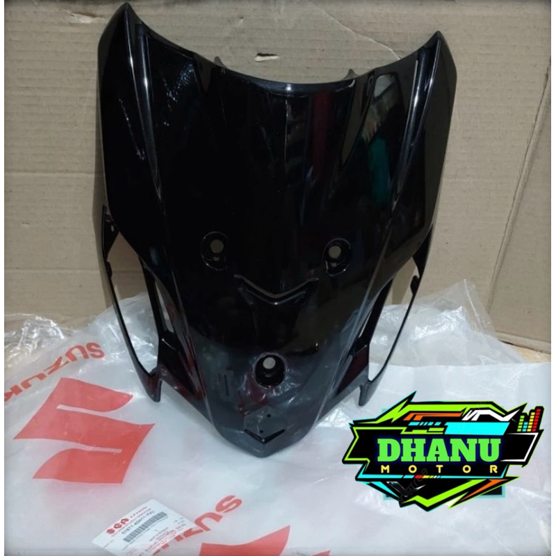 tameng dasi depan hitam metalik smash titan 115 original