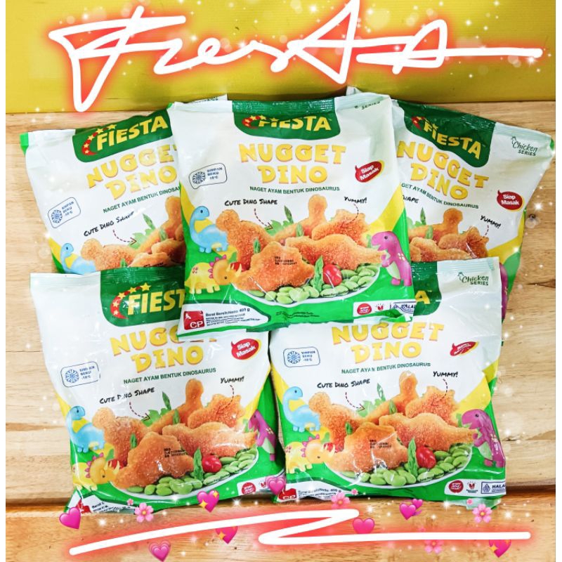 

FIESTA NUGGET DINO 400GR/ NAGET BENTUK DINO