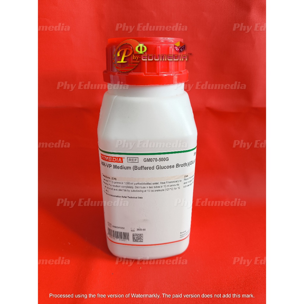 MRVP Medium / MR-VP Medium (Buffered Glucose Broth) Himedia Per Gram