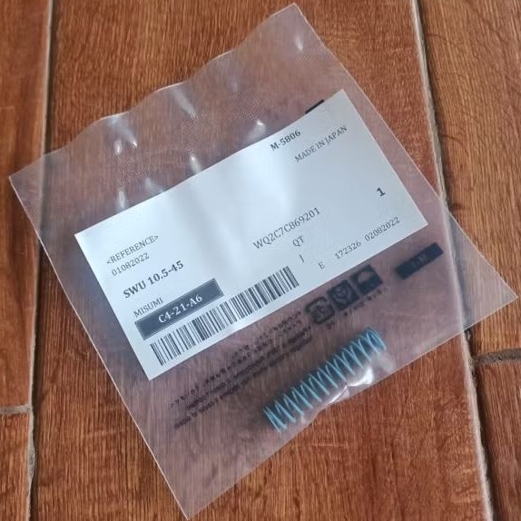 per misumi SWU biru muda 10,5 - 4,5 original jepang - per misumi biru muda - misumi boru muda - spri