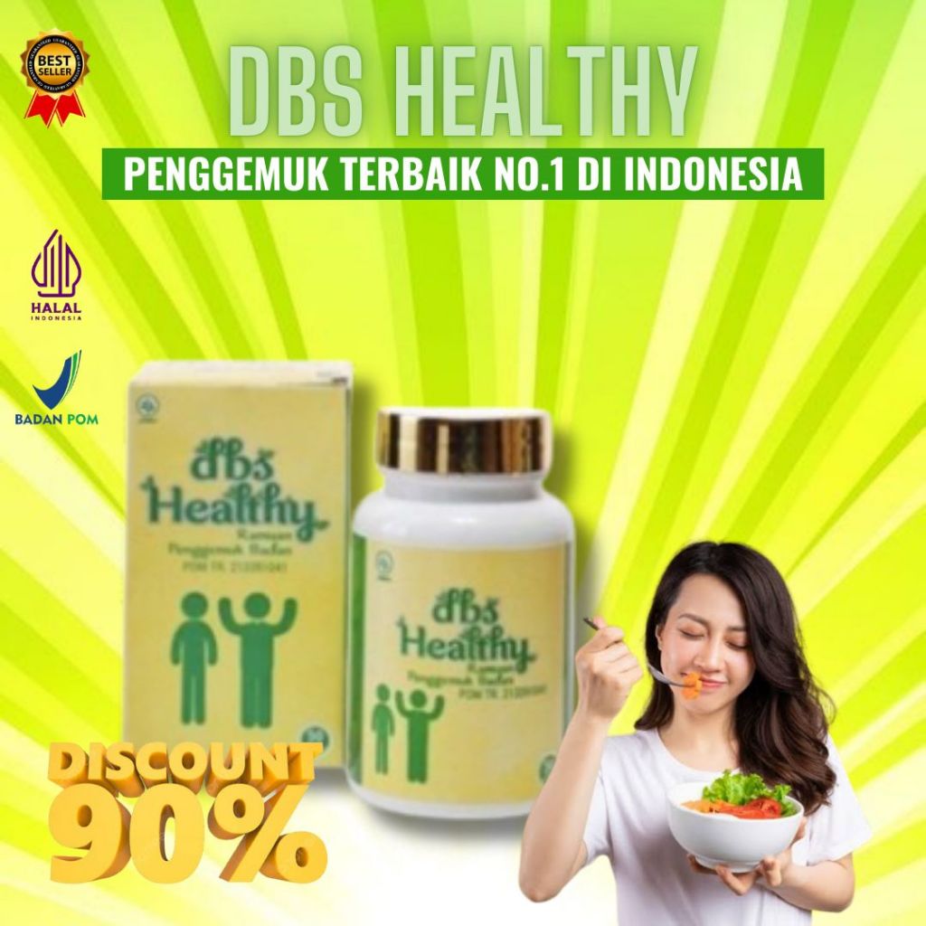 DBS HEALTHY Penggemuk Badan Alami Ramuan gemuk Jamu gemuk BPOM Vitamin Penambah Nafsu Makan