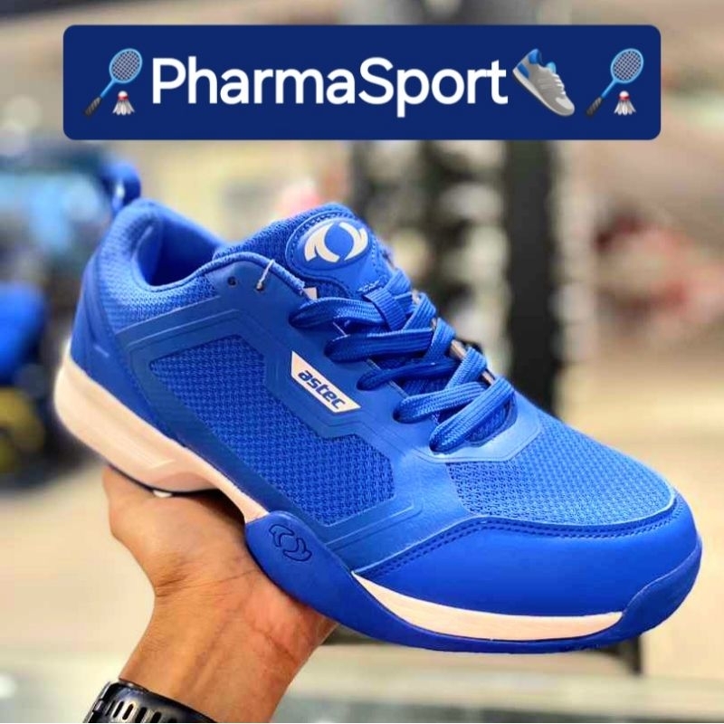 RB [GRUP 8] Sepatu Badminton Bulutangkis Cowok Laki Laki Astec Hitam Biru Putih Oren Merah Putih